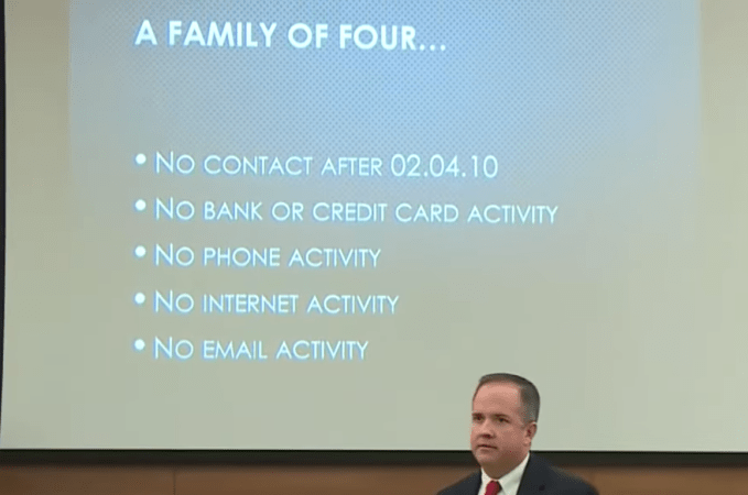 When did the family go missing Imes